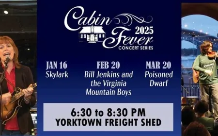 Cabin Fever Concert Series – FREE Thursdays at Yorktown Freight Shed