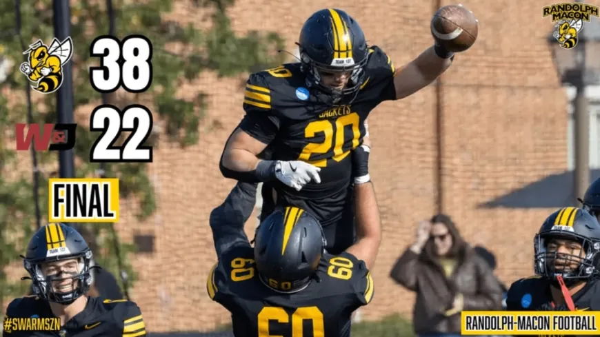 No. 15 Randolph-Macon Football advances to third round of DIII NCAA playoffs