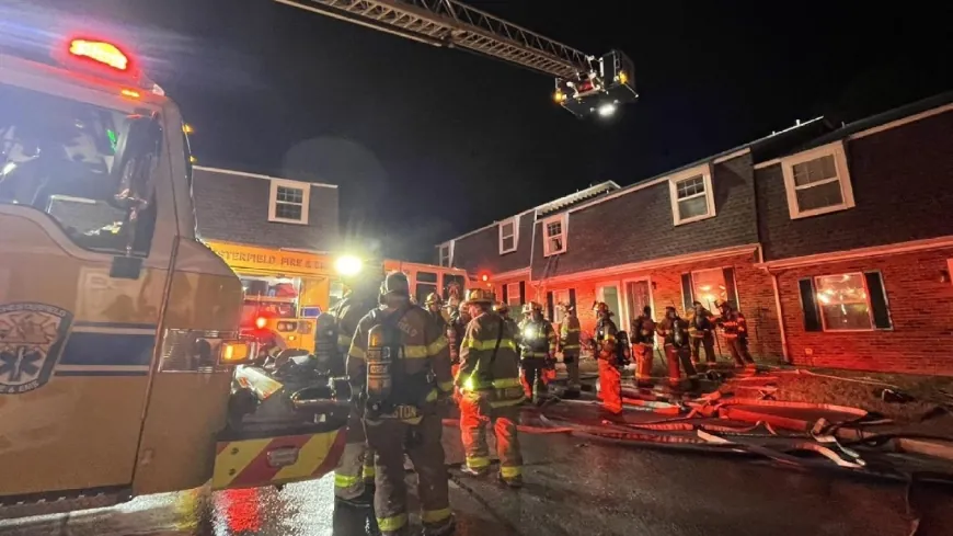 Nine people displaced after apartment fire in Chesterfield