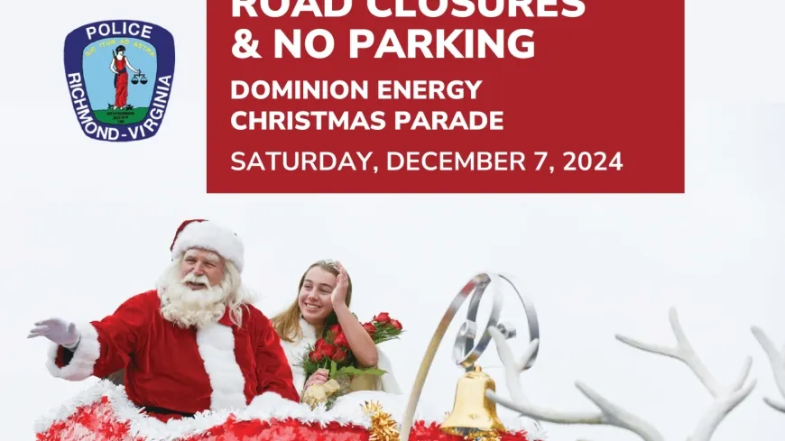 Christmas Parade in Richmond to cause traffic disruptions and road closures