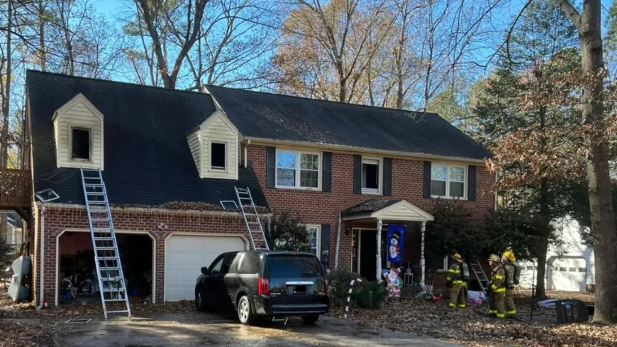 Eight people displaced after Chesterfield house fire