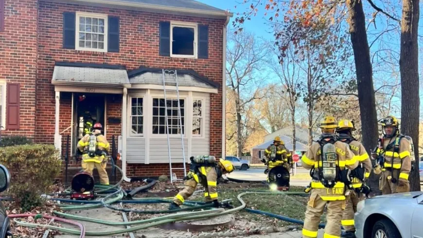 Dog dead, person in hospital after fire in Chesterfield townhome