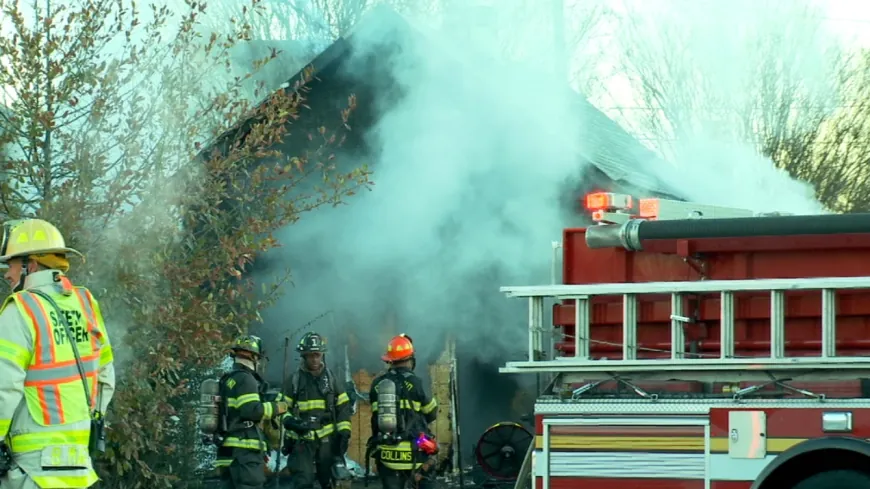 Richmond Fire crews battle smokey structure fire on Richmond Highway