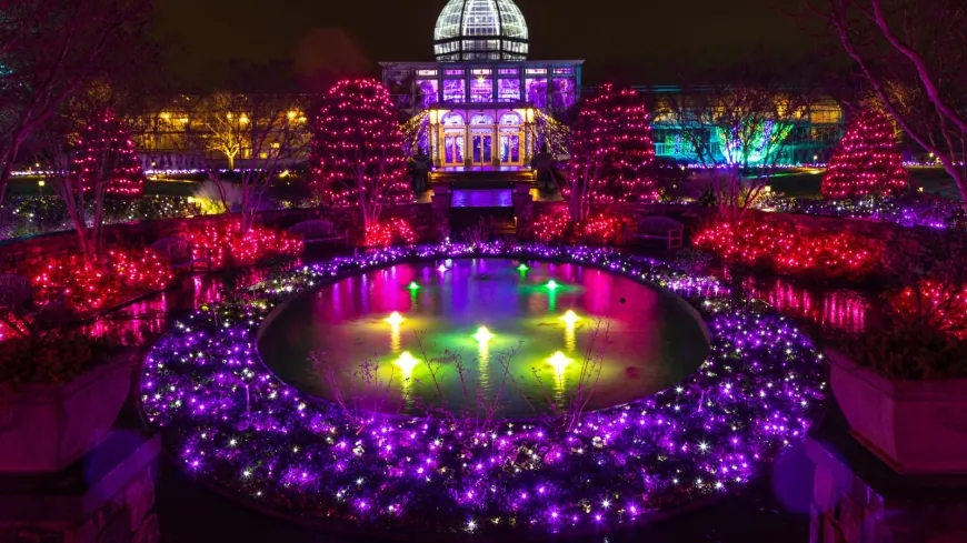 Lewis Ginter Botanical Garden offers behind-the-scenes tour of its GardenFest of Lights