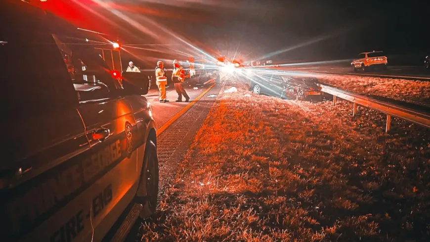 11 injured in 9-vehicle crash on I-95 in Prince George County