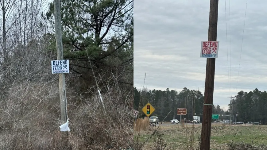 White supremacist group signs seen in Caroline County