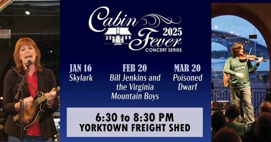 Cabin Fever Concert Series – FREE Thursdays at Yorktown Freight Shed