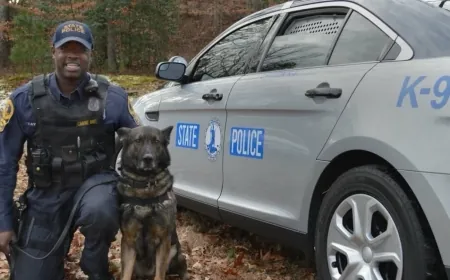 Retired VSP K-9 dies unexpectedly at home with former handler