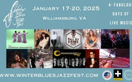 Winter Blues & Jazz Fest will be January 17 – 20, 2025! Get your tickets!