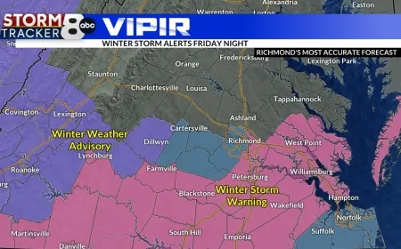StormTracker 8: Snow on the way for Friday night