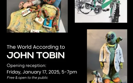 Offsite Gallery opening "The World According to John Tobin"
