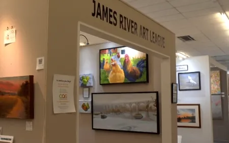 PHOTOS: James River Art League at Crossroads