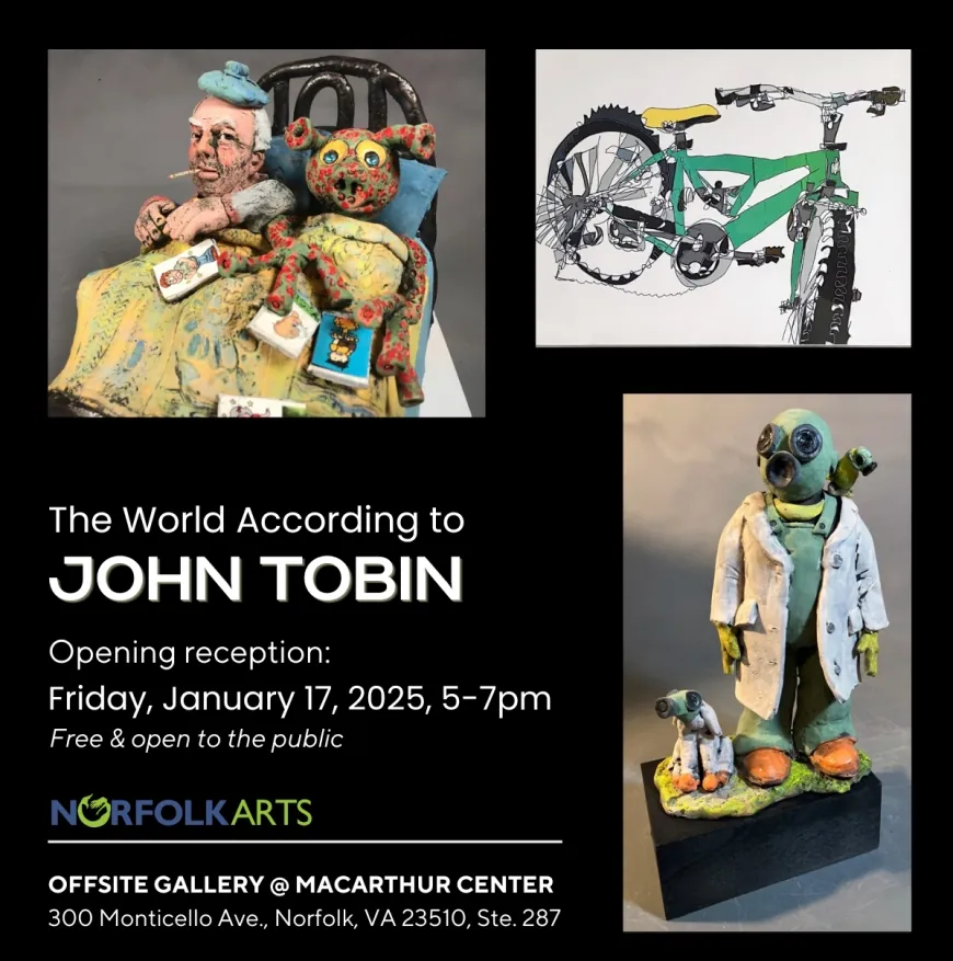 Offsite Gallery opening "The World According to John Tobin"