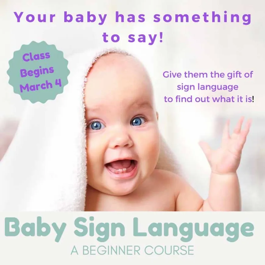 Intro to Baby Sign Language Class – Register for Early Bird Pricing!