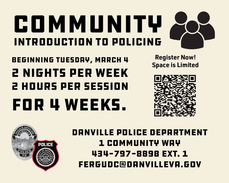 Community Introduction to Policing Academy (REGISTRATION REQUIRED)