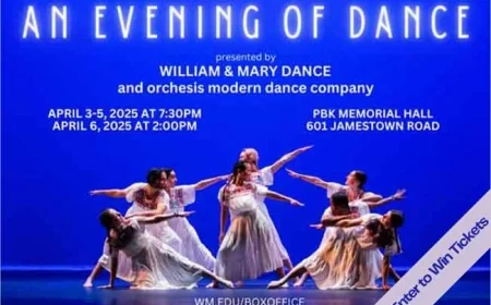 Win 2 tickets see ‘An Evening of Dance’ at William & Mary