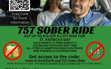 757 Sober Ride for St. Patricks Day Celebrations