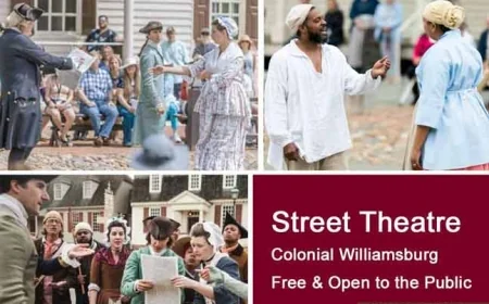 Street Theatre – FREE & Open to the Public in Colonial Williamsburg – Spring 2025