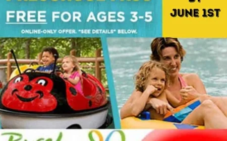 FREE Busch Gardens  – 2 Park Preschool Pass 2025