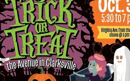 On Friday, October 31, 2025 at 05:30 pm - TOWN OF CLARKSVILLE: Trick or Treat the Street of Clarksville VA
