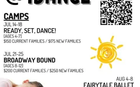 The Institute for Dance offers Summer Camps for kids ages 4-12