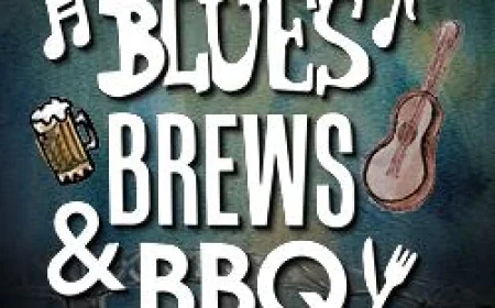Blues, Brews & BBQ Festival is on Sat, May 3rd