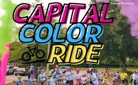 Capital Color Ride – June 7 – Family Friendly Biking with a Splash of Color!