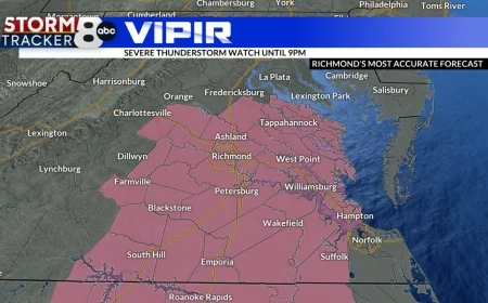 StormTracker 8: Severe thunderstorm watch until 9pm