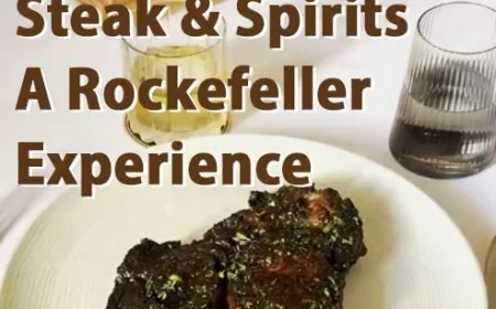Steak & Spirits: The Rockefeller Experience – make a special night for Dad