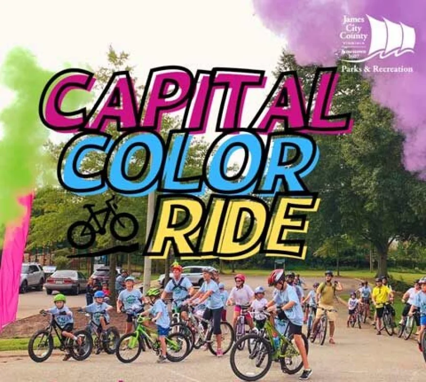 Capital Color Ride – June 7 – Family Friendly Biking with a Splash of Color!