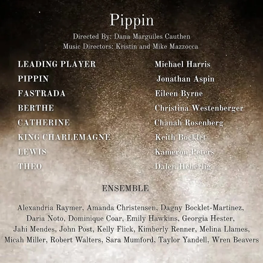 PIPPIN at the Williamsburg Players – May 30 to June 15 2025