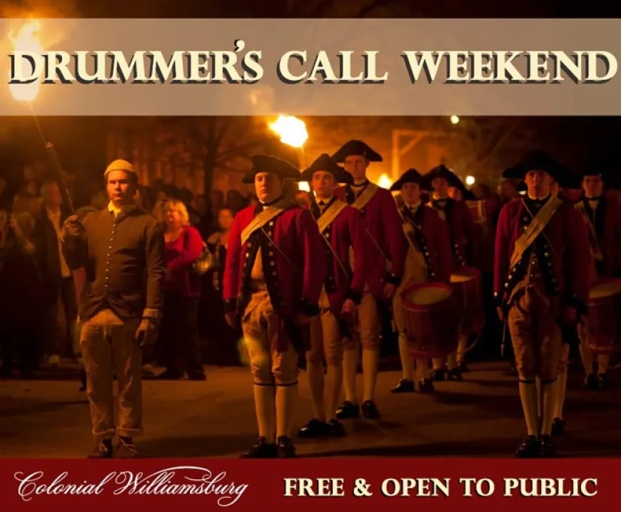 Drummer’s Call Returns to Colonial Williamsburg May 16 & 17, 2025 – Free Event is Open to the Public to Enjoy