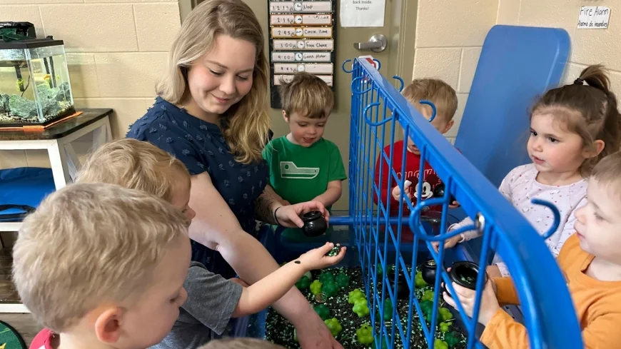 Dems criticize Youngkin for removing child care program from state budget