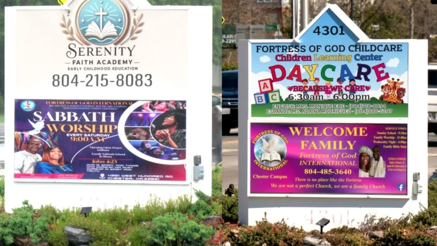 New signage outside Chester daycare where toddler wandered off prompts Department of Education investigation