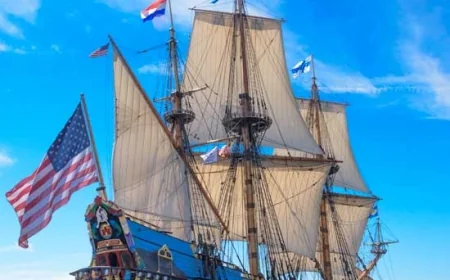 Kalmar Nyckel, The Tall Ship of Delaware, at Riverwalk Landing – deck tours June 11 – 14