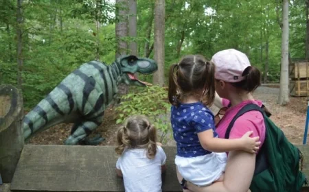 Virginia Living Museum Dinosaur Discovery Trail is OPEN – Bring the kids and explore Dinos in nature!