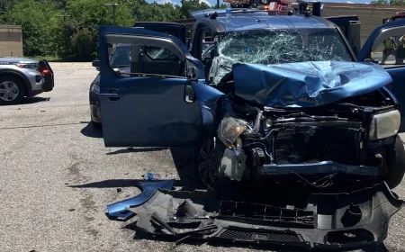 Over-100 mph pursuit ends in crash in Petersburg, state trooper’s windshield smashed