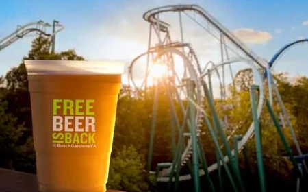 Busch Gardens is offering FREE beer for Members, Annual Pass Holders & Military Pass Members – June 23 – July 31