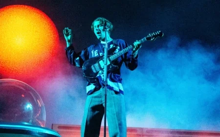 British indie rock band Glass Animals lights up the stage at Richmond’s Allianz Amphitheater at Riverfront