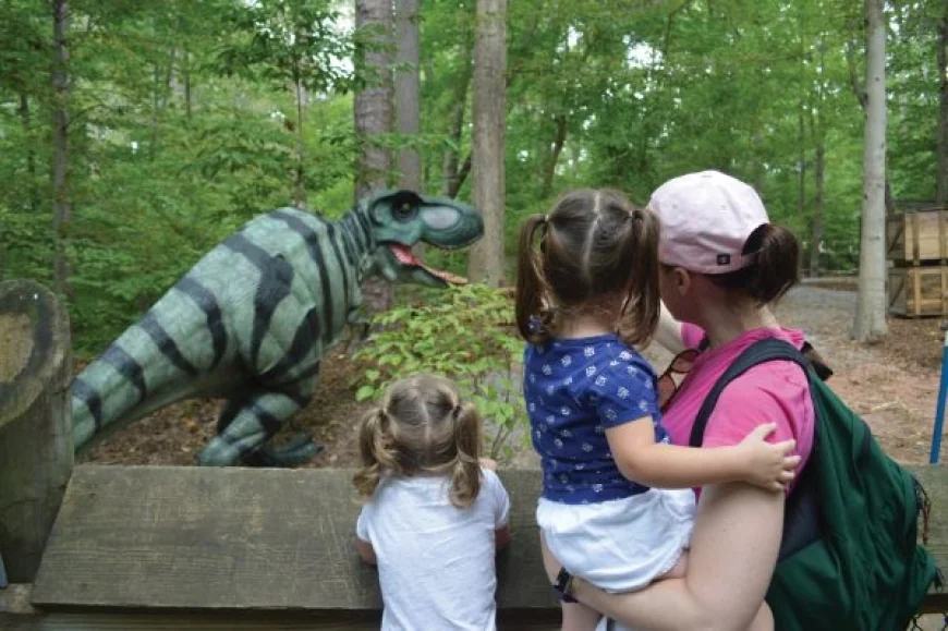 Virginia Living Museum Dinosaur Discovery Trail is OPEN – Bring the kids and explore Dinos in nature!