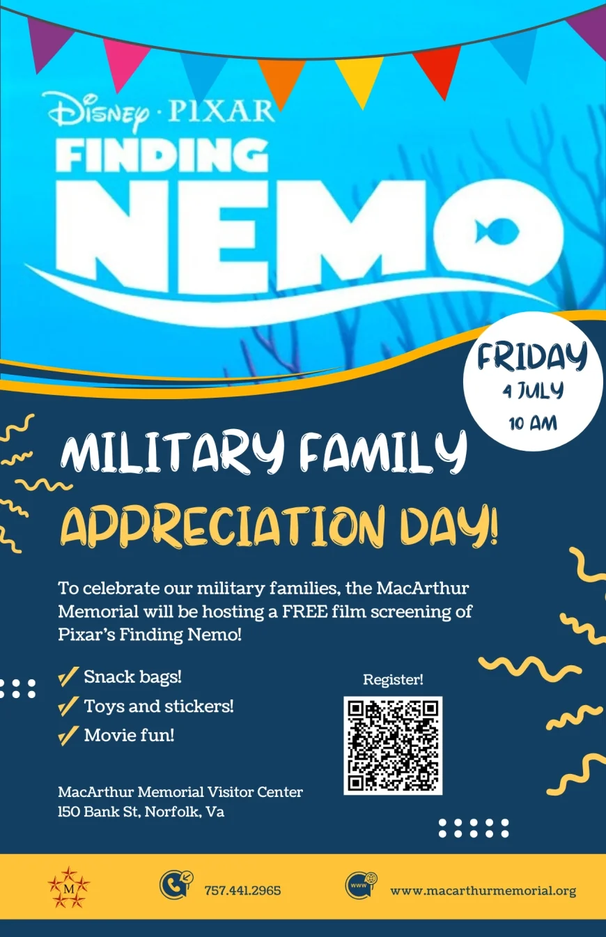 Military Family Appreciation Day: Finding Nemo Film Screening