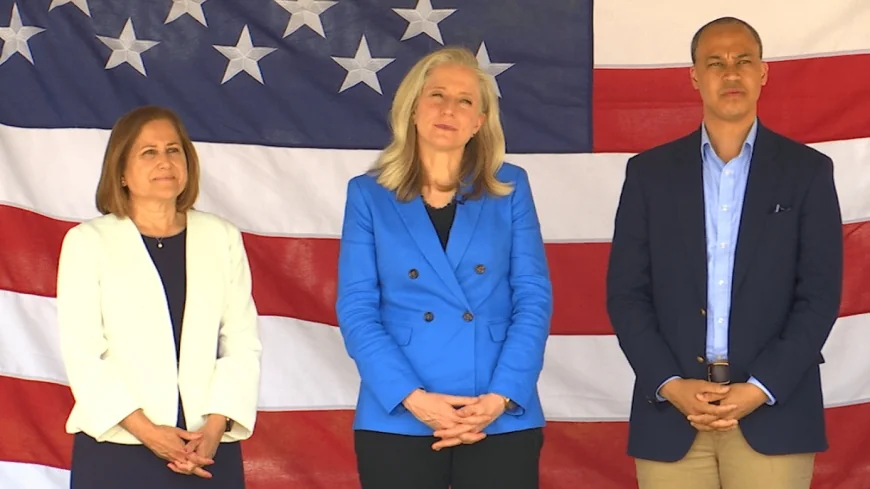 Statewide Democratic nominees campaign together for the first time, present unified front