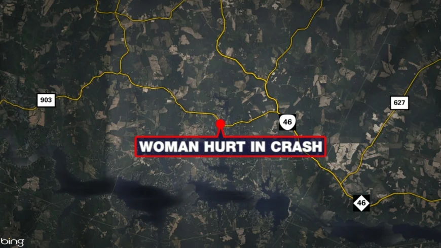 Brunswick woman seriously hurt after she ran off road, rolled over in ditch