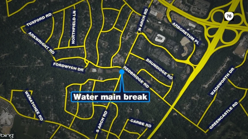 Chesterfield says water restored after customers lose water due to main break