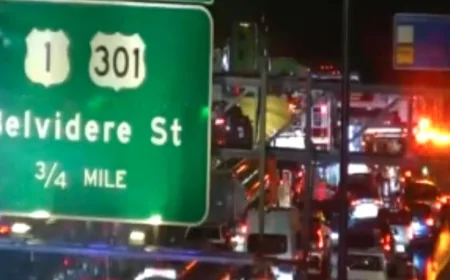 Late-night crashes shut down I-95 South in Richmond