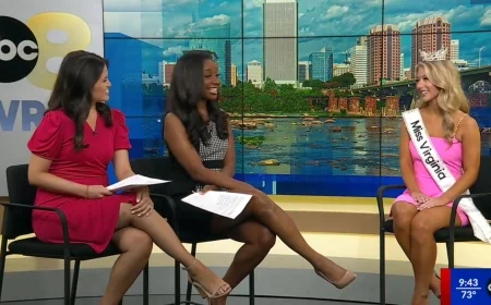 8News gets visit from recently crowned Miss Virginia 2025