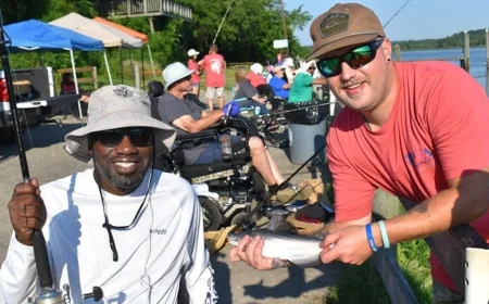 Paralyzed veterans enjoy day on the water during Hopewell fishing tournament