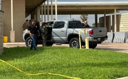 Man killed after shooting at a US Border Patrol facility in southern Texas