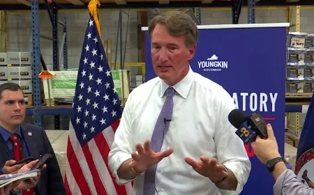 Gov. Glenn Youngkin says his family was saved from catastrophic Texas flooding