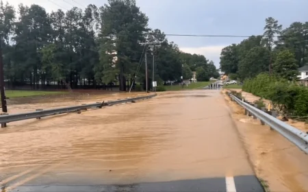 Chesterfield roadway closed due to severe flooding